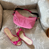 Coach suede bag