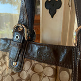 Coach soho signature tote