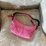 Coach suede bag