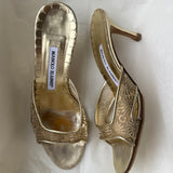 Manolo Blahnik mules (35.5)