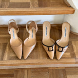 Manolo Blahnik mules (36.5)
