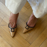 Manolo Blahnik mules (36.5)