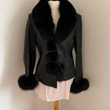 Vintage leather jacket (S)