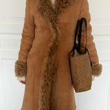 Vintage shearling coat (xs)