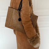 Vintage shearling coat (xs)