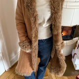 Vintage shearling coat (xs)