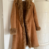 Vintage shearling coat (xs)
