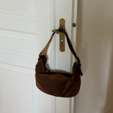 Coach suede bag