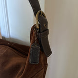 Coach suede bag
