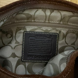 Coach suede bag