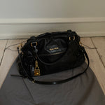 Miu Miu black nappa leather bag in a great condition.