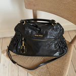 Miu Miu black nappa leather bag in a great condition.