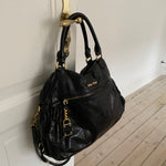 Miu Miu black nappa leather bag in a great condition.