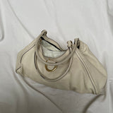 Beautiful white Gucci Abby shoulder bag with gold hardware. 