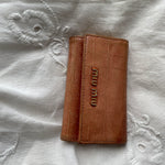 Beautiful Miu Miu key wallet in pink leather. Shows signs of wear on the hardware but is in a perfect working condition.