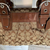 Coach soho pleated signature tote